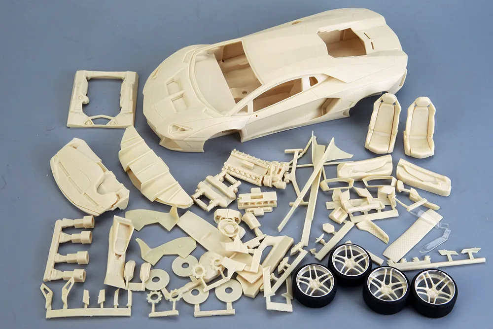 1/24 Hobby Design LB Works Lamborghini Aventador 2.0 (Combat Style) Full Resin Model Kit