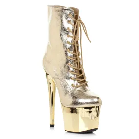 709-UMA 7" Heel Ankle Boots W/Inner Zipper.