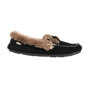 Acorn Women's Slipper - Cozy Fur Moc, Mineral Blue | A18609