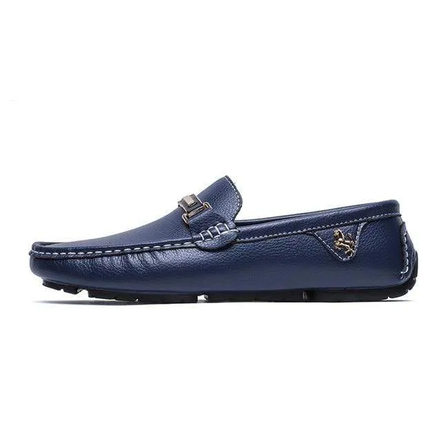 ALCUBIEREE Leather Boat Shoes
