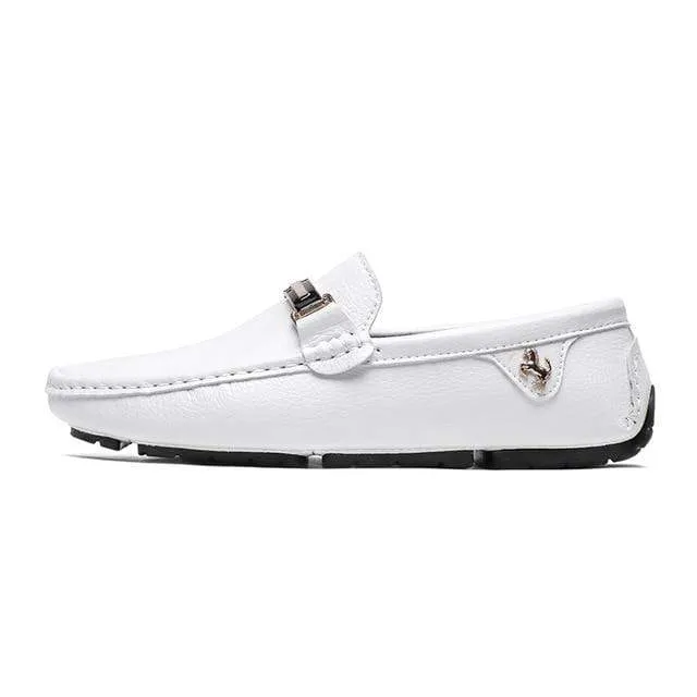 ALCUBIEREE Leather Boat Shoes