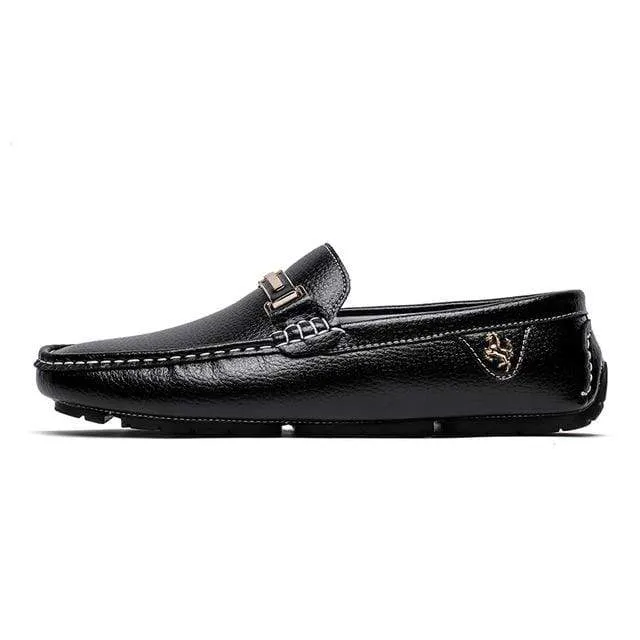ALCUBIEREE Leather Boat Shoes
