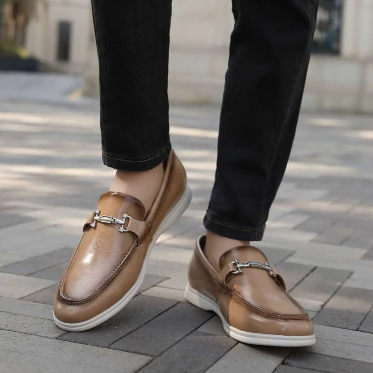 Amali Cahill Classic Loafers Men’s Vegan Leather Beige