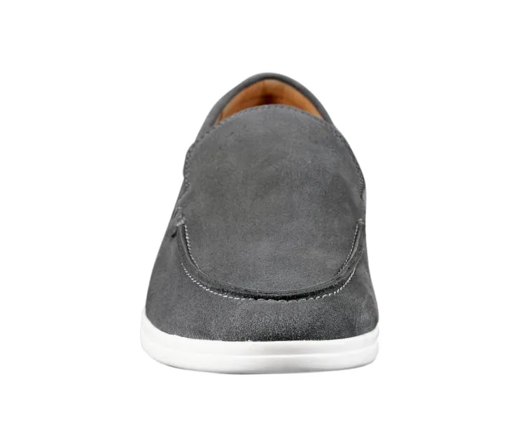 Amali Deniz Grey Men’s Casual Loafers Vegan