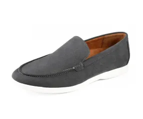 Amali Deniz Grey Men’s Casual Loafers Vegan