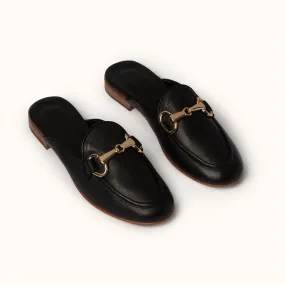 Backless Loafer - Black