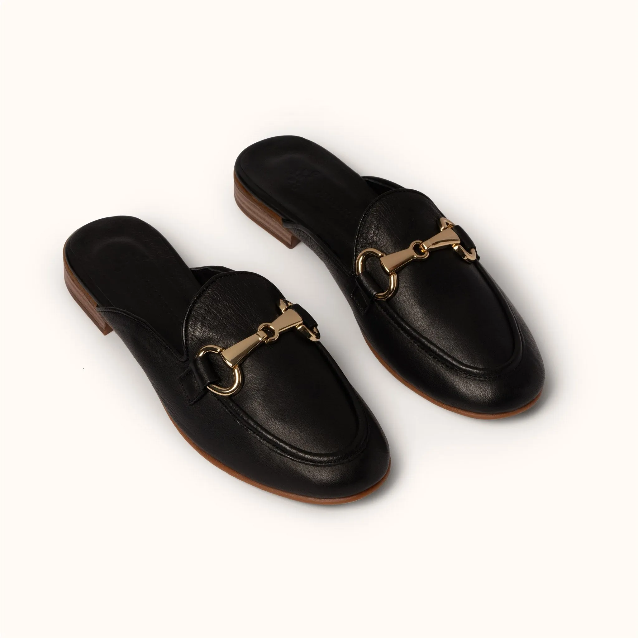 Backless Loafer - Black