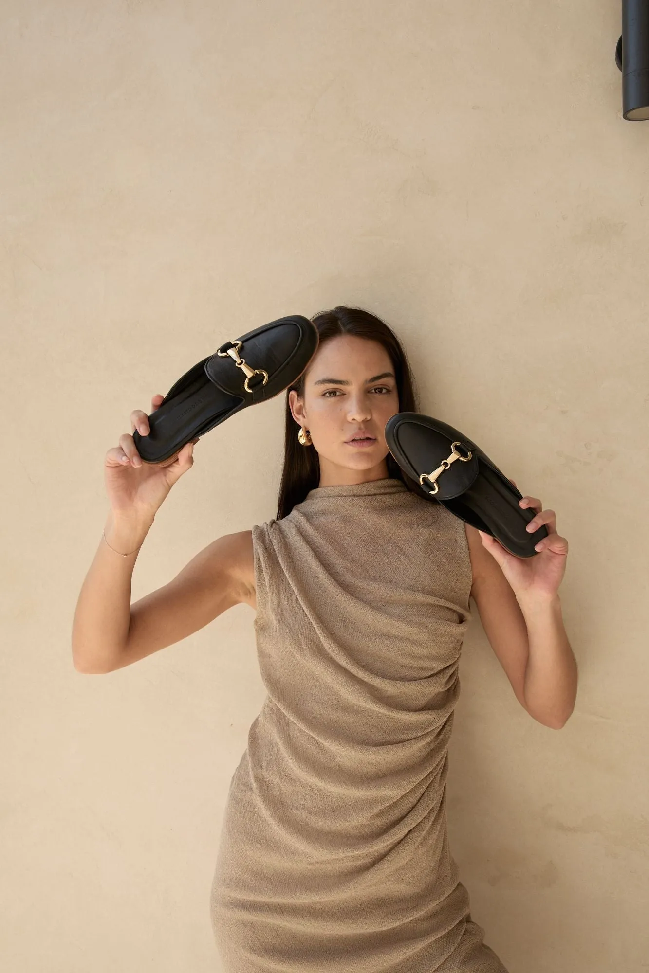 Backless Loafer - Black