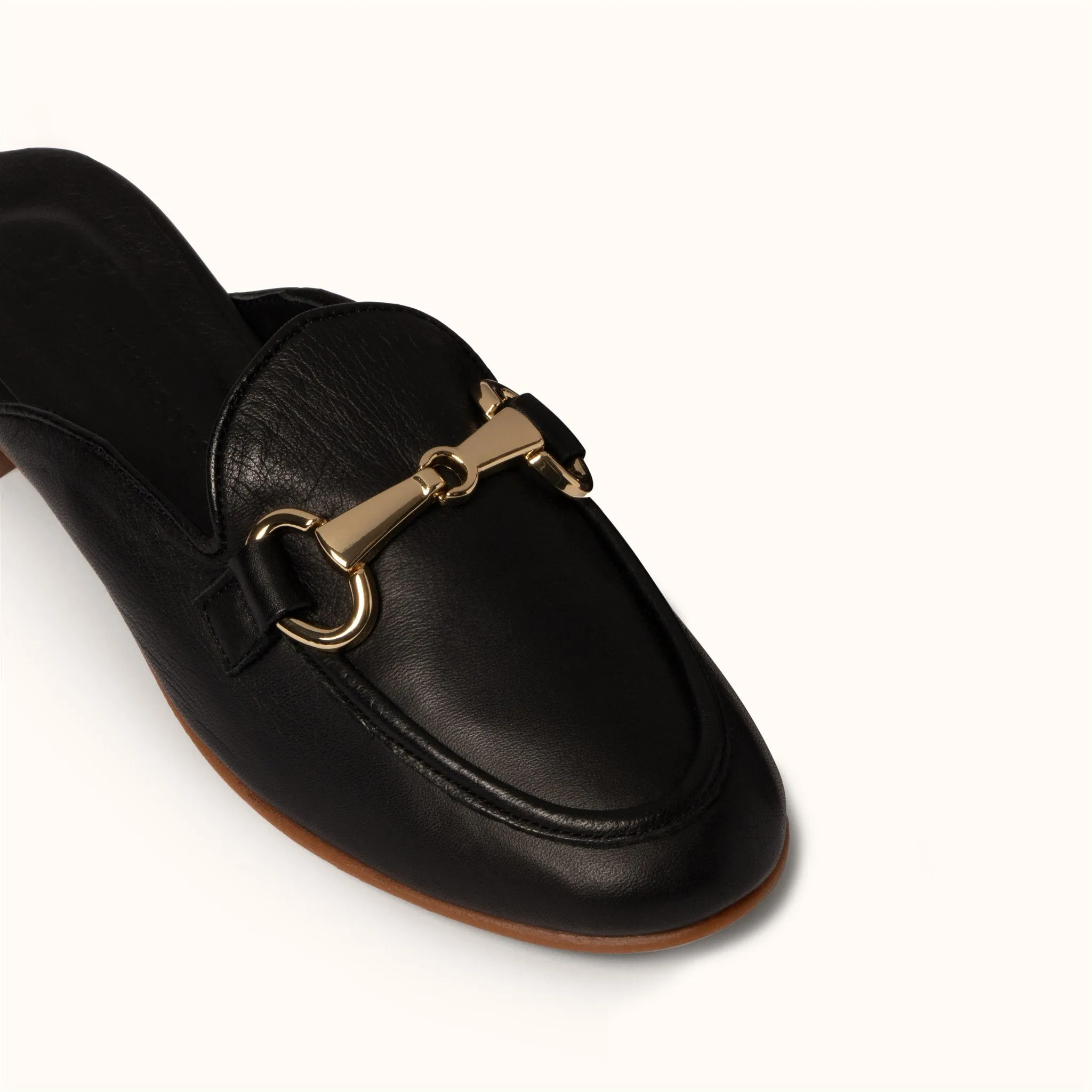 Backless Loafer - Black