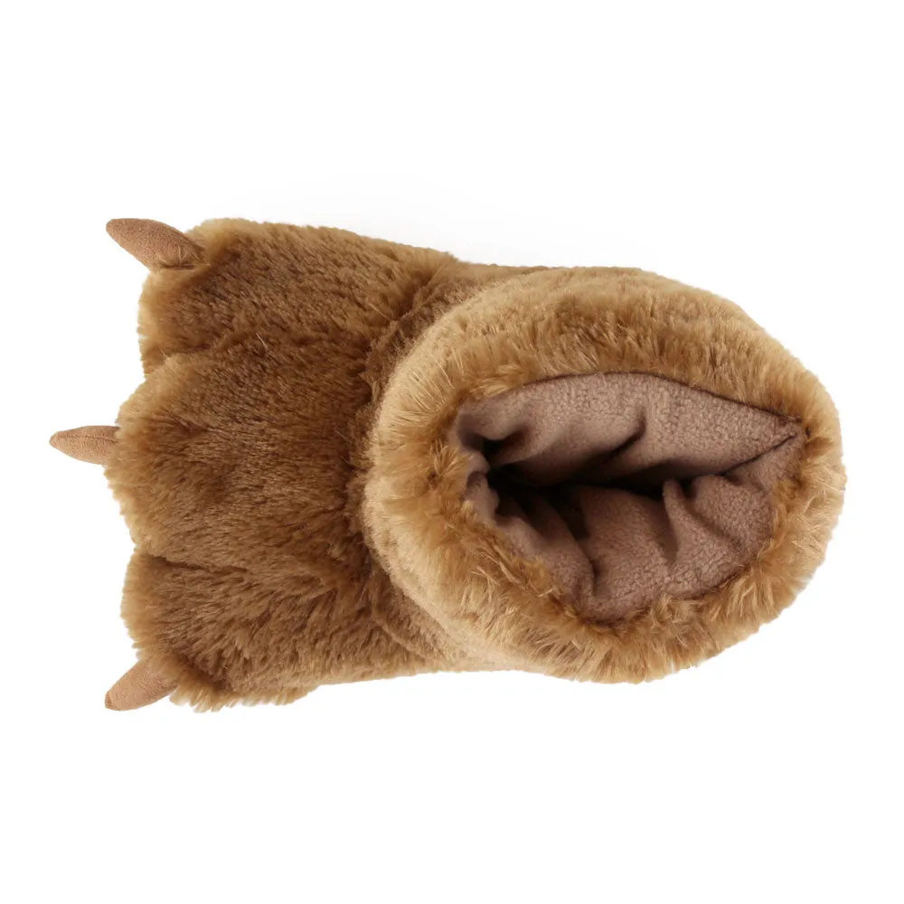 Bear Paw Slippers JulesRoche Plush Animal Design