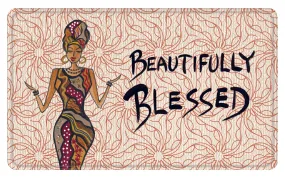 Beautifully Blessed Memory Foam Bath Mat
