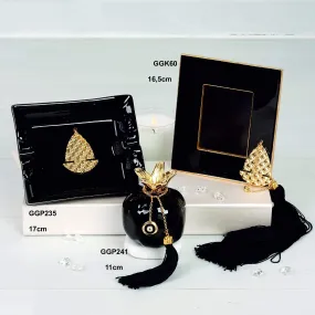 Black Luxe Ceramic Decor