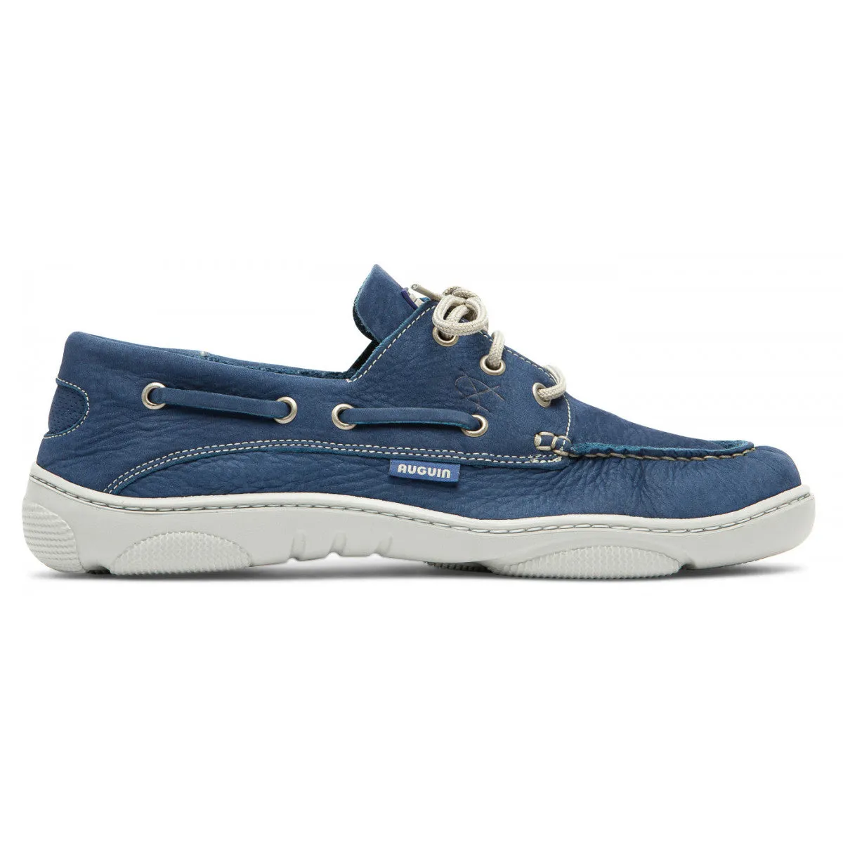 Christophe Auguin French Boat Shoe in Saphire Royal