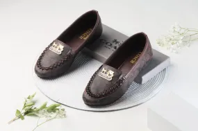 COACH LOAFERS FOR WOMENS - BROWN