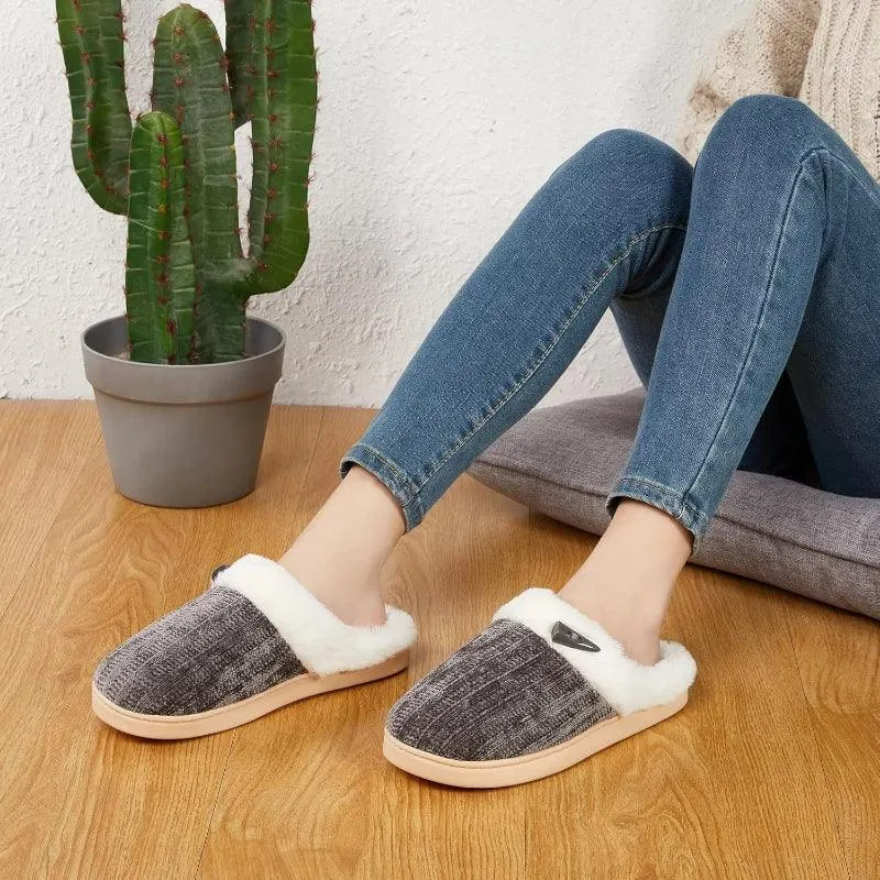 Comfy Memory Plush Slippers – Anti Skid and Cozy Warmth