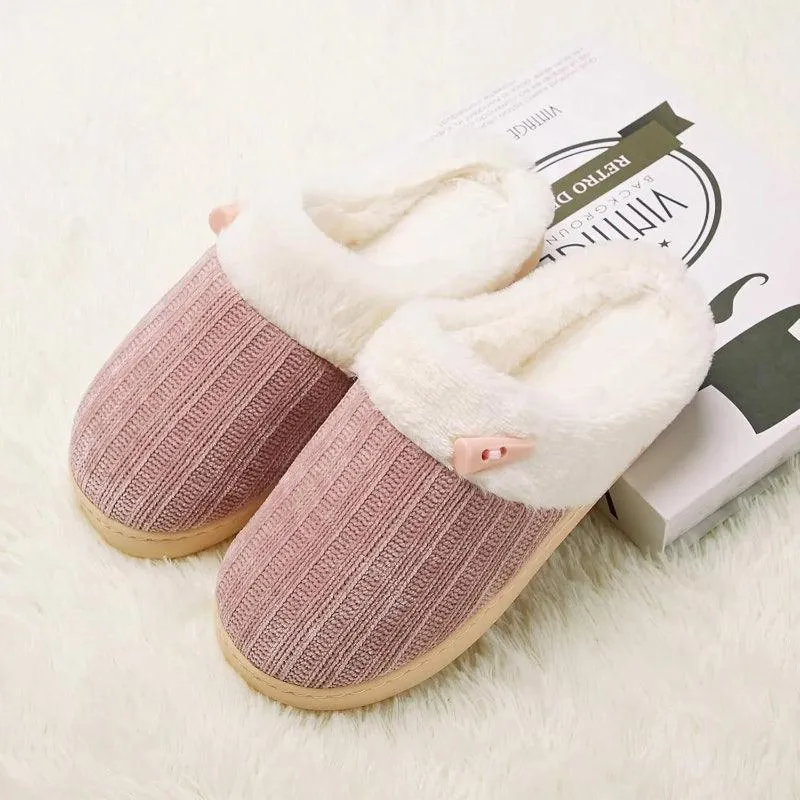Comfy Memory Plush Slippers – Anti Skid and Cozy Warmth