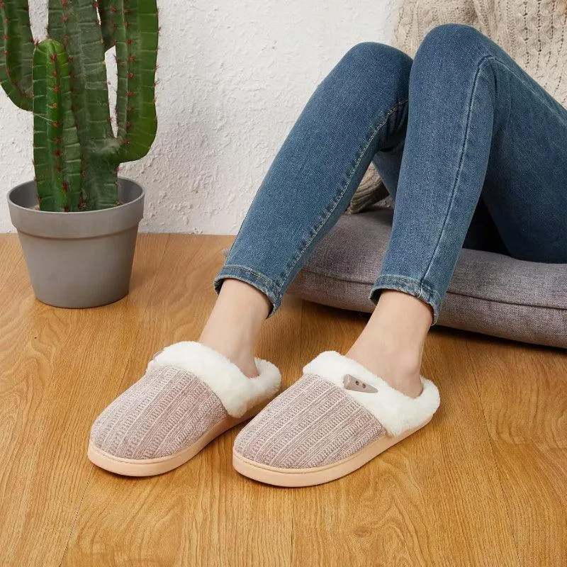 Comfy Memory Plush Slippers – Anti Skid and Cozy Warmth
