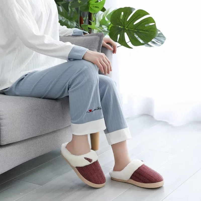 Comfy Memory Plush Slippers – Anti Skid and Cozy Warmth