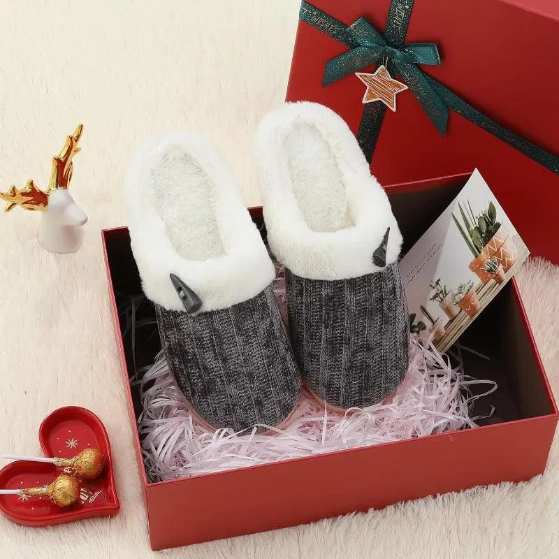 Comfy Memory Plush Slippers – Anti Skid and Cozy Warmth