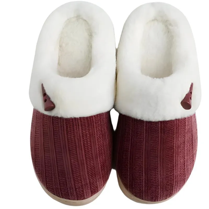 Comfy Memory Plush Slippers – Anti Skid and Cozy Warmth