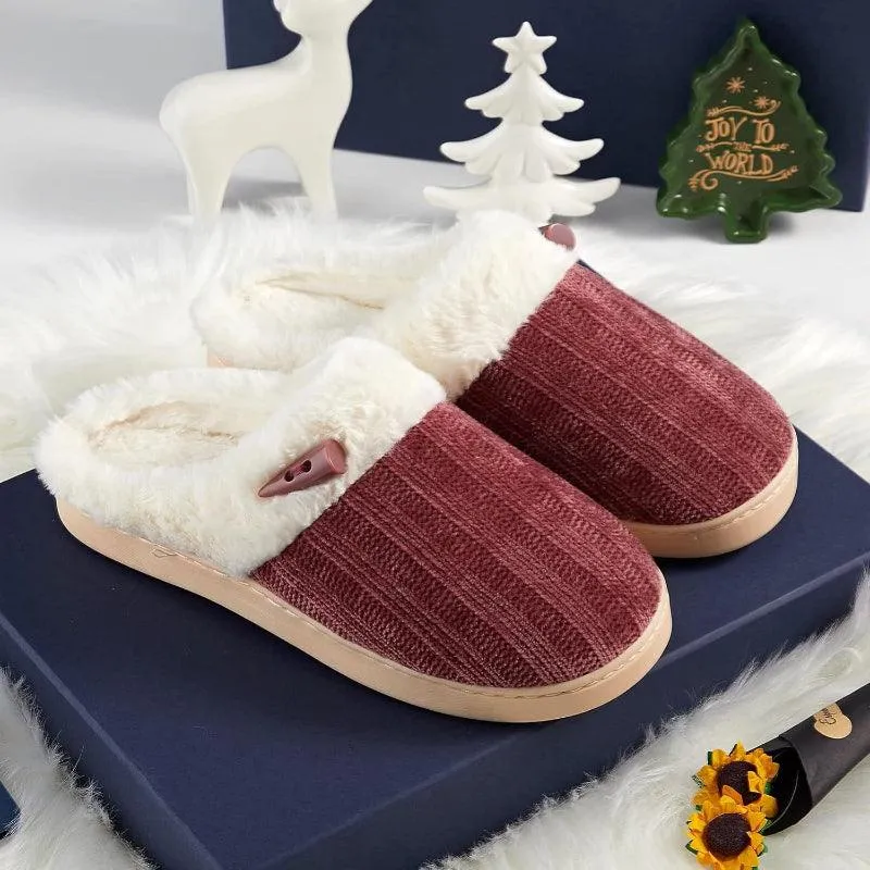 Comfy Memory Plush Slippers – Anti Skid and Cozy Warmth