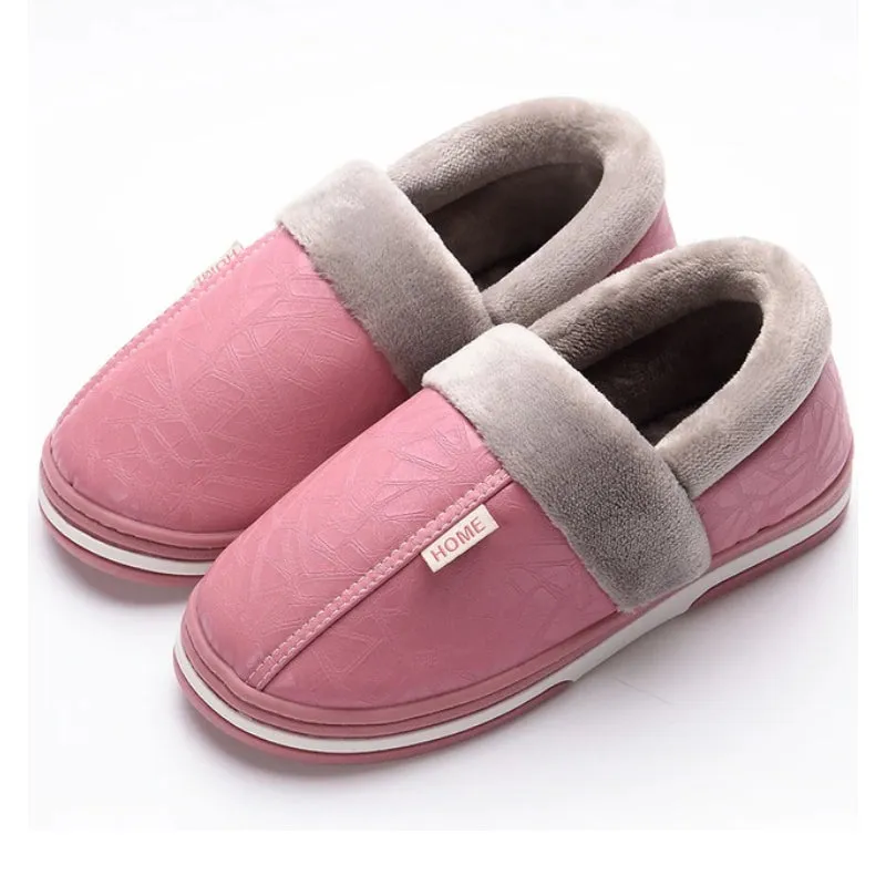 Cuzcare Warp Heel Indoor Slippers For Men Flat Leather Shoes