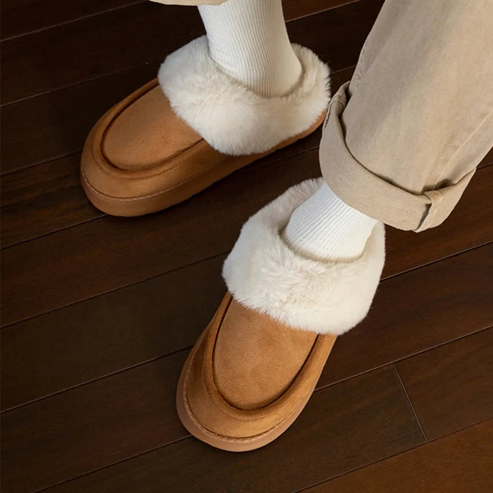Evangeline - Cozy Fuzzy Slippers for Women
