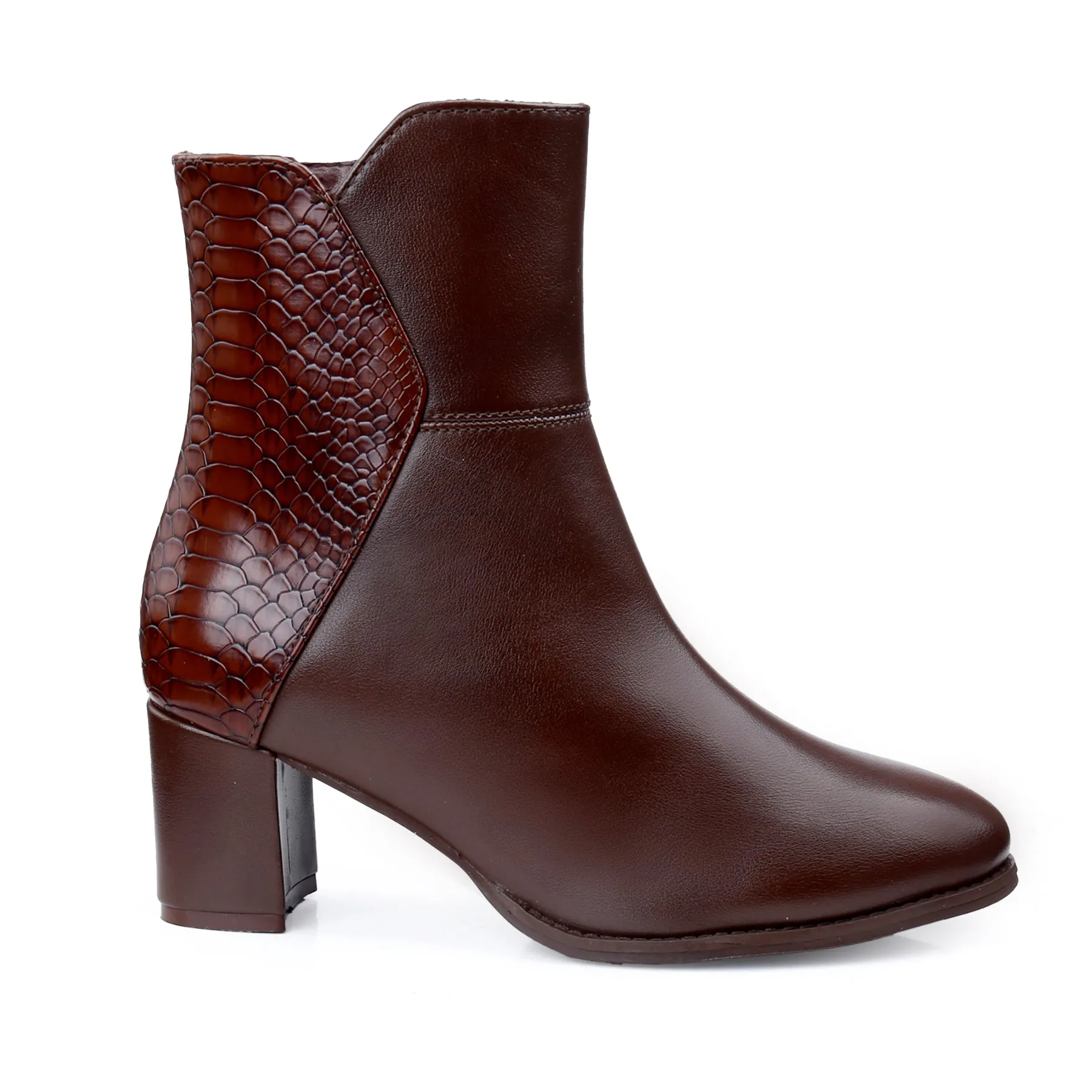 Fashioned Zipper Ankle Boots for Women