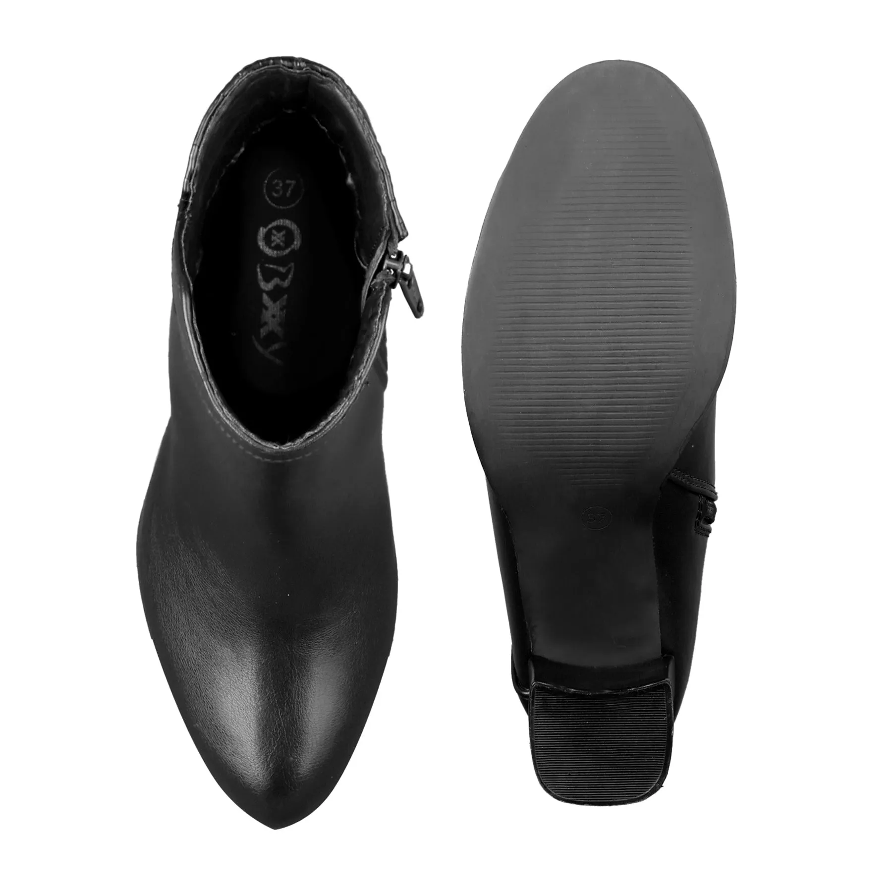 Fashioned Zipper Ankle Boots for Women