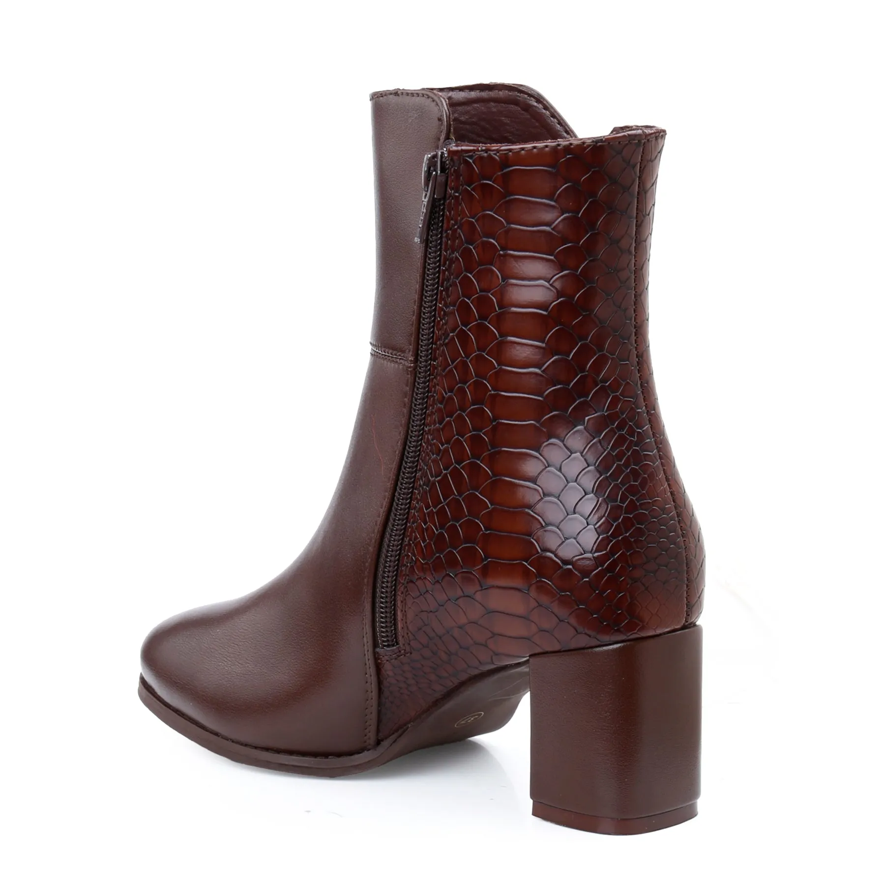 Fashioned Zipper Ankle Boots for Women
