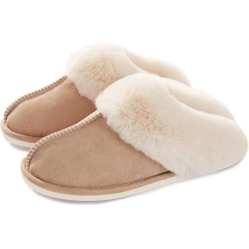 Fluffy Memory Foam Slippers – Soft and Supportive for Indoor Comfort