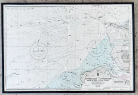 Framed Nautical Chart (Various Locales)