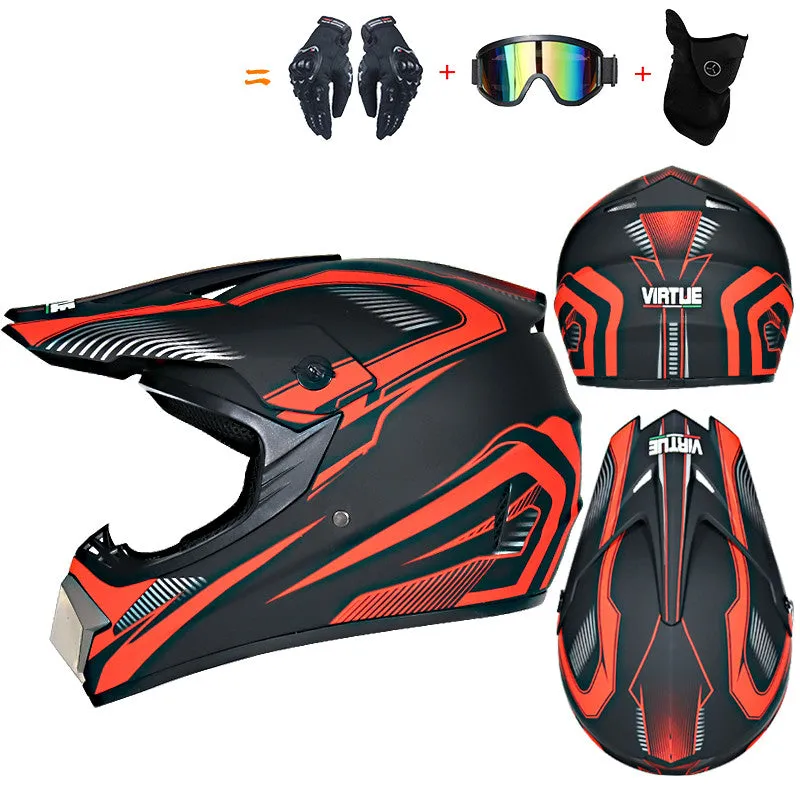 Full Cover Four Seasons Off-road Helmet Racing Downhill Cap Kart