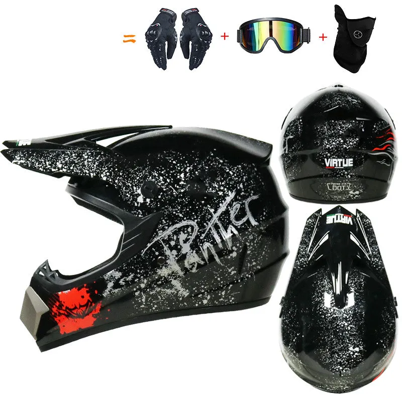 Full Cover Four Seasons Off-road Helmet Racing Downhill Cap Kart