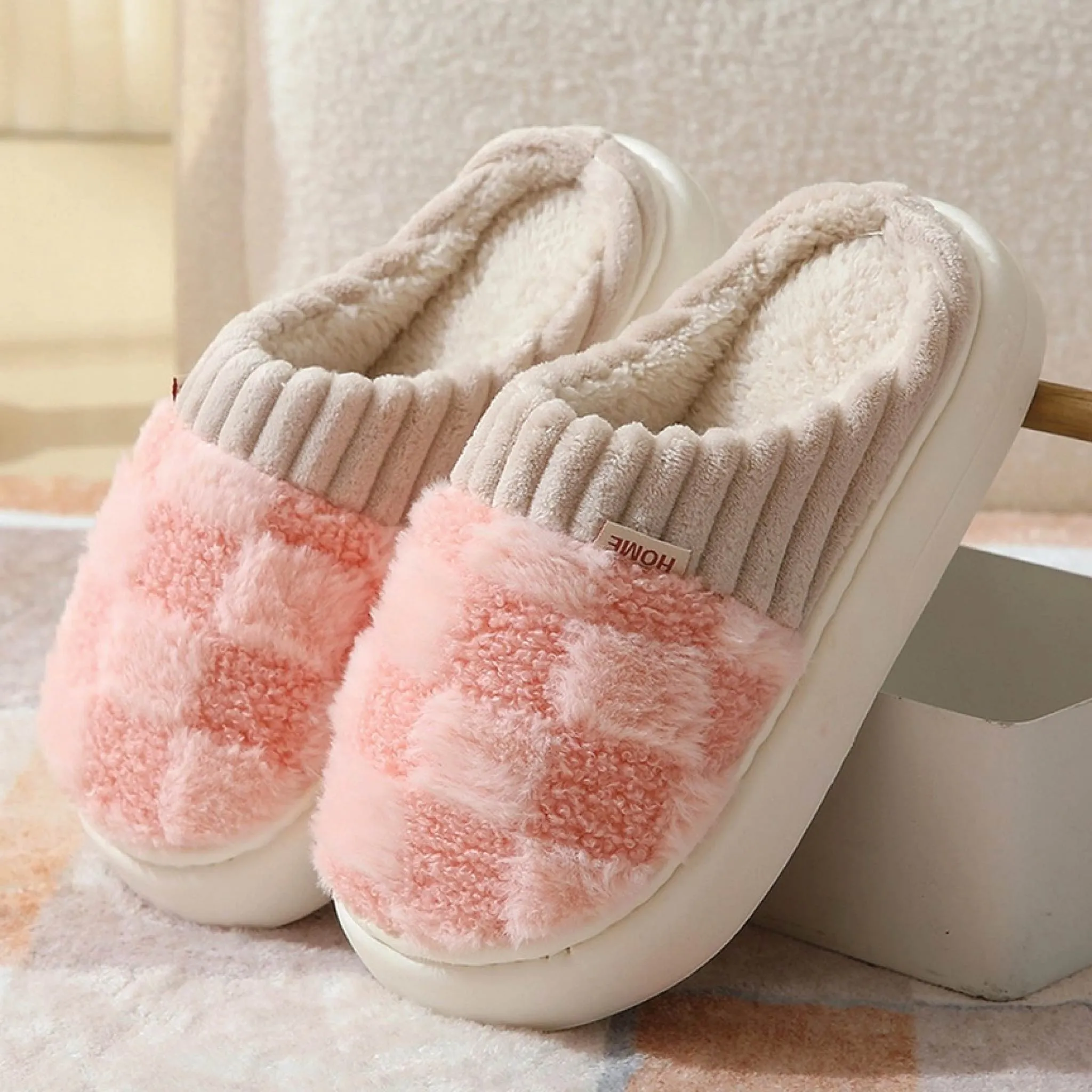 Fuzzy House Slippers