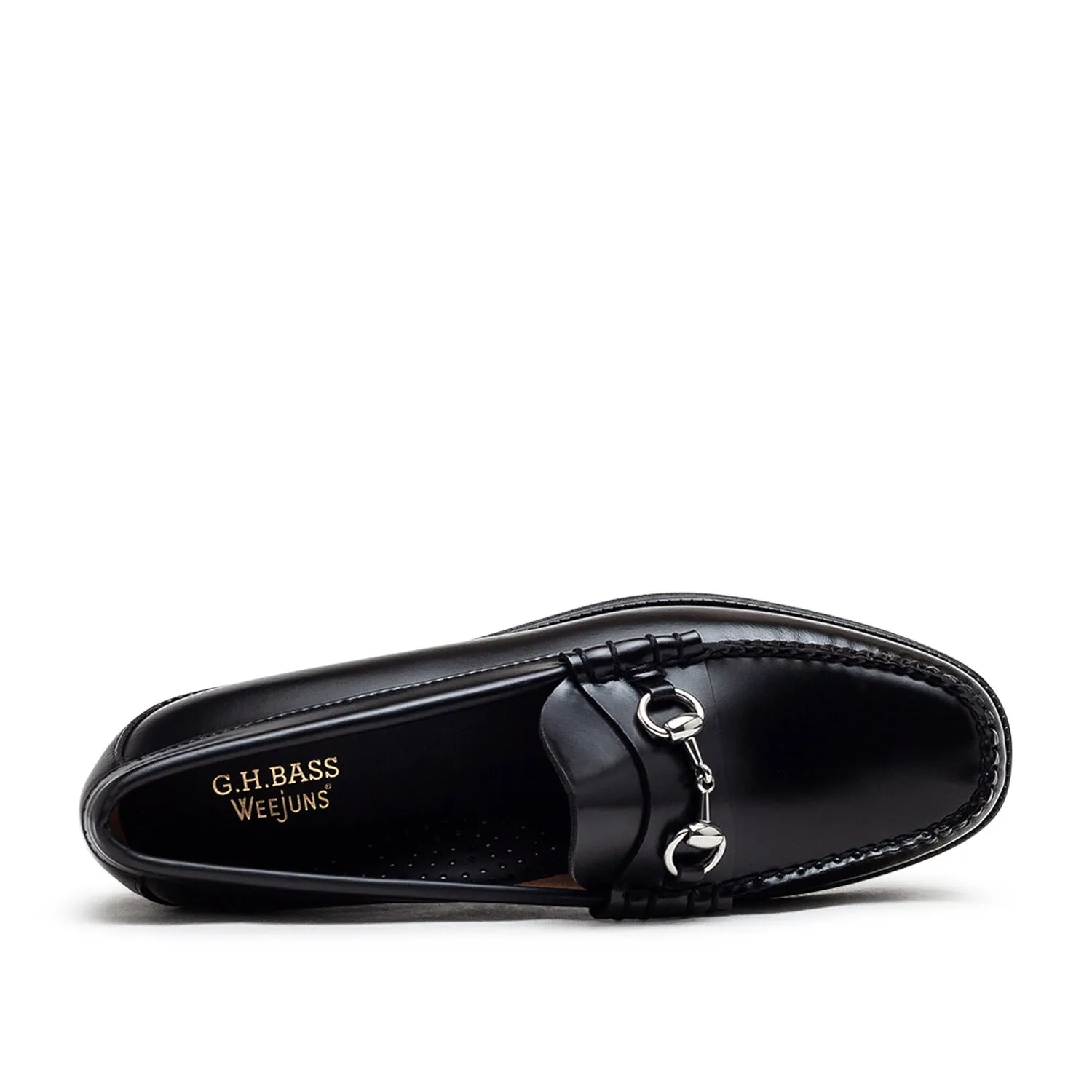 g.h.bass easy weejuns lincoln penny loafers (black)