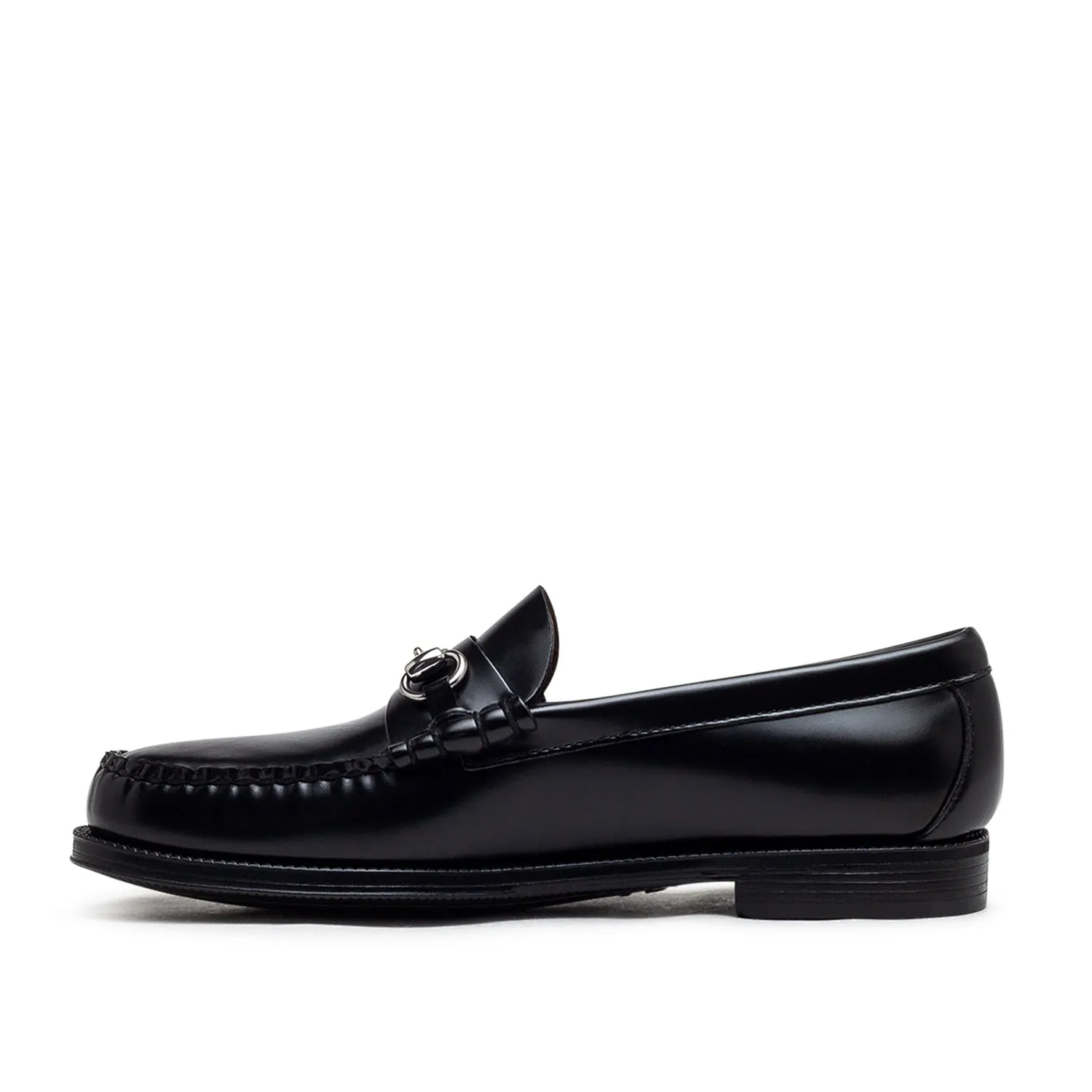 g.h.bass easy weejuns lincoln penny loafers (black)
