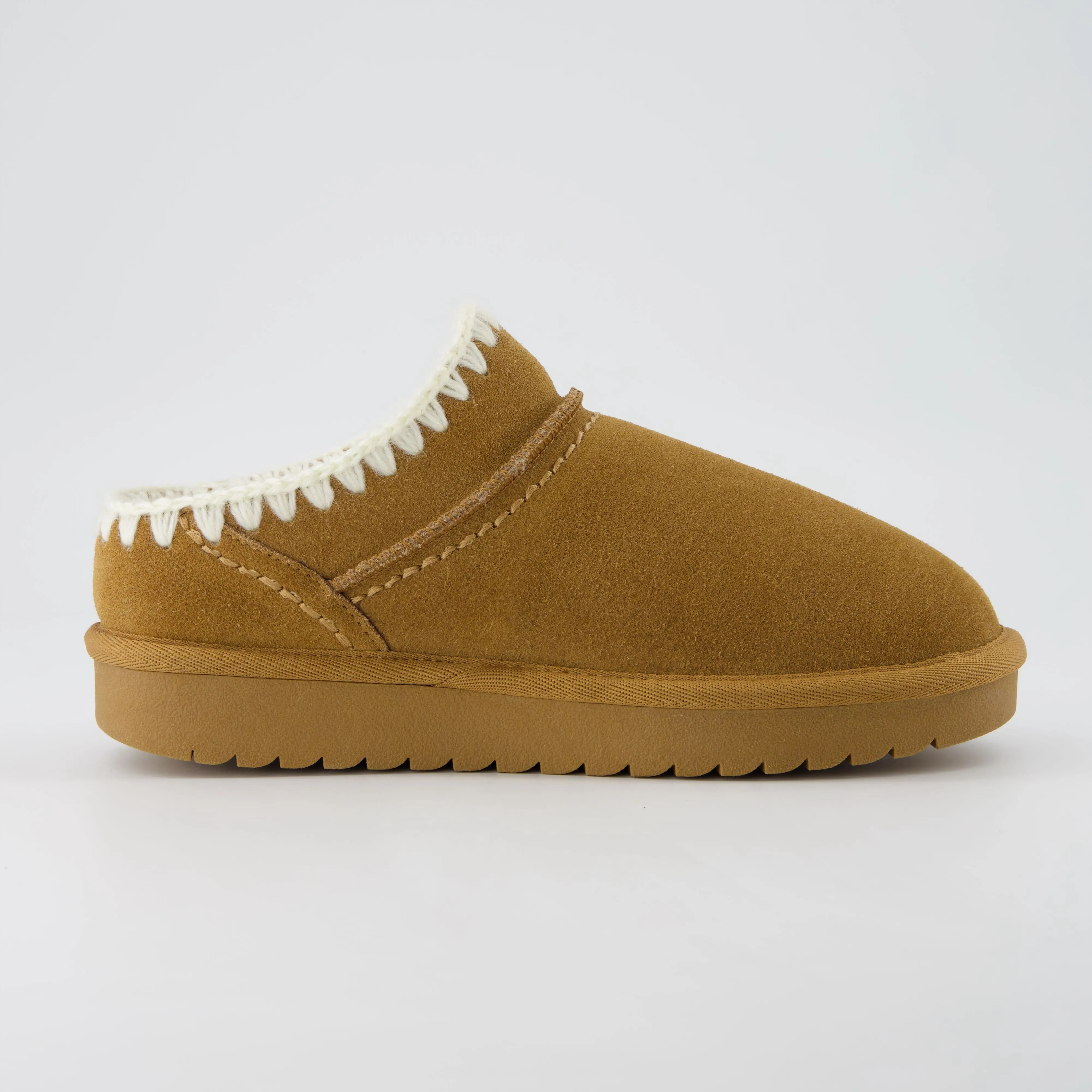 Homemade Suede Mule Slippers