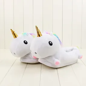 Kids Unicorn Slippers LED