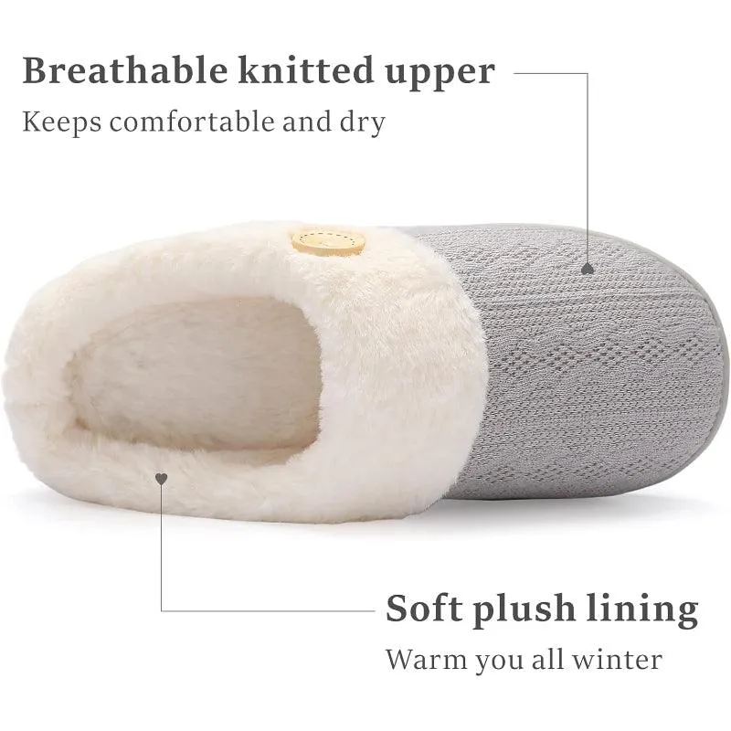 Knitted house slippers - Designed for Convenience and Versatility