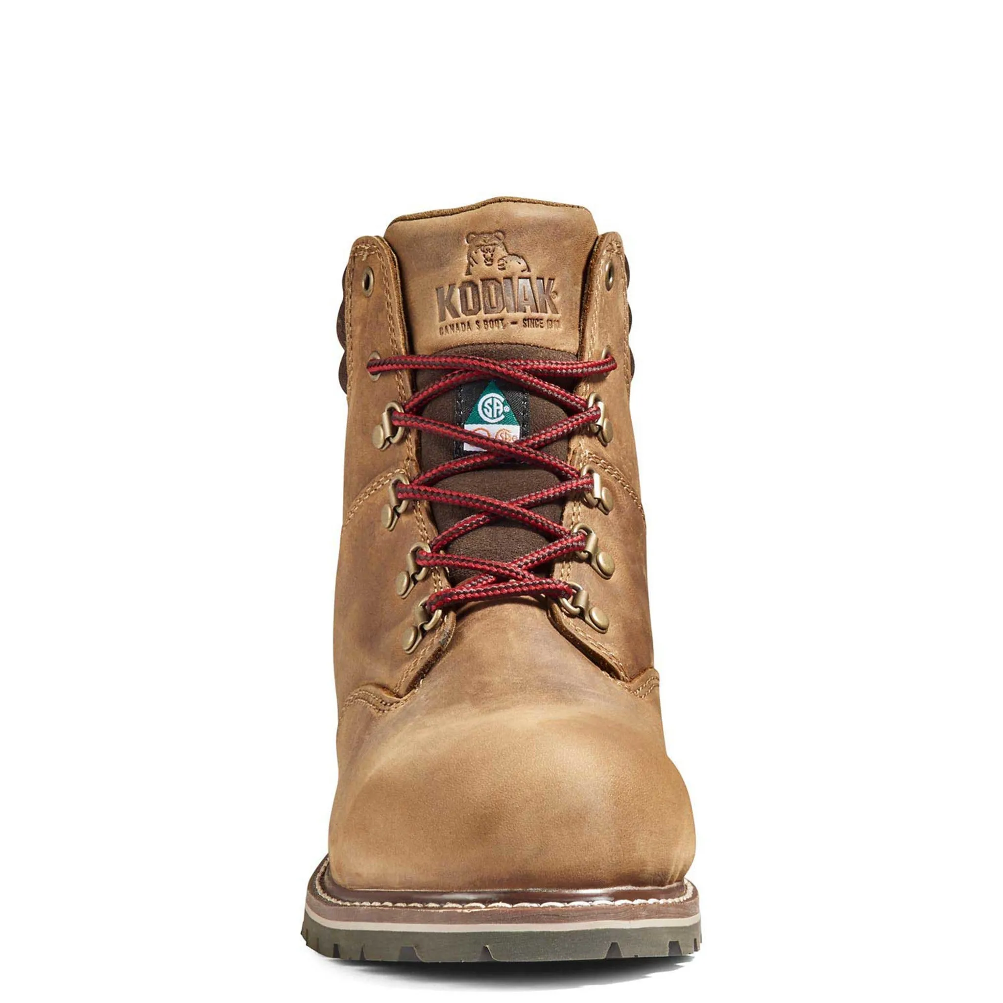 Kodiak Women's Bralorne 6" Full Grain Leather Safety Work Boots, Composite Toe & Plate, Slip-Resistant, OrthoLite® Comfort, CSA Approved | Sizes 5-11