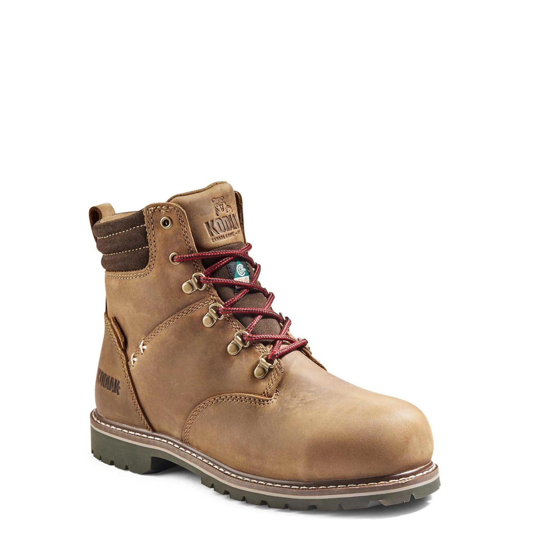 Kodiak Women's Bralorne 6" Full Grain Leather Safety Work Boots, Composite Toe & Plate, Slip-Resistant, OrthoLite® Comfort, CSA Approved | Sizes 5-11