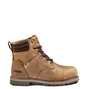 Kodiak Women's Bralorne 6" Full Grain Leather Safety Work Boots, Composite Toe & Plate, Slip-Resistant, OrthoLite® Comfort, CSA Approved | Sizes 5-11