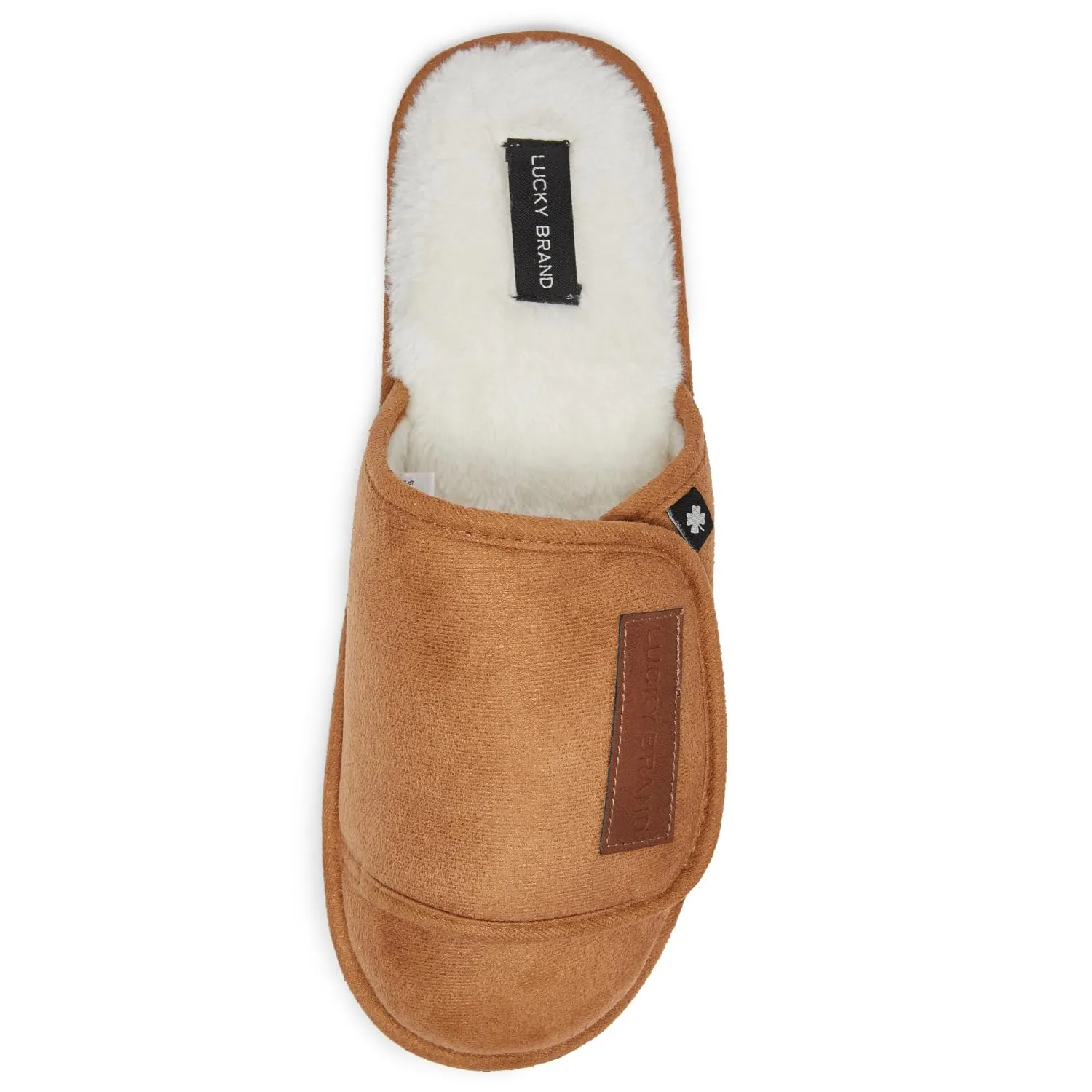Lucky Brand Men's Slippers - Memory Foam Rubber Sole Bedroom Slipper - Soft, Warm & Comfy Indoor/Outdoor Mens House Slippers