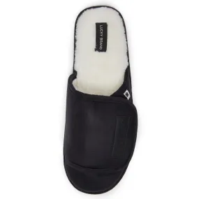 Lucky Brand Men's Slippers - Memory Foam Rubber Sole Bedroom Slipper - Soft, Warm & Comfy Indoor/Outdoor Mens House Slippers