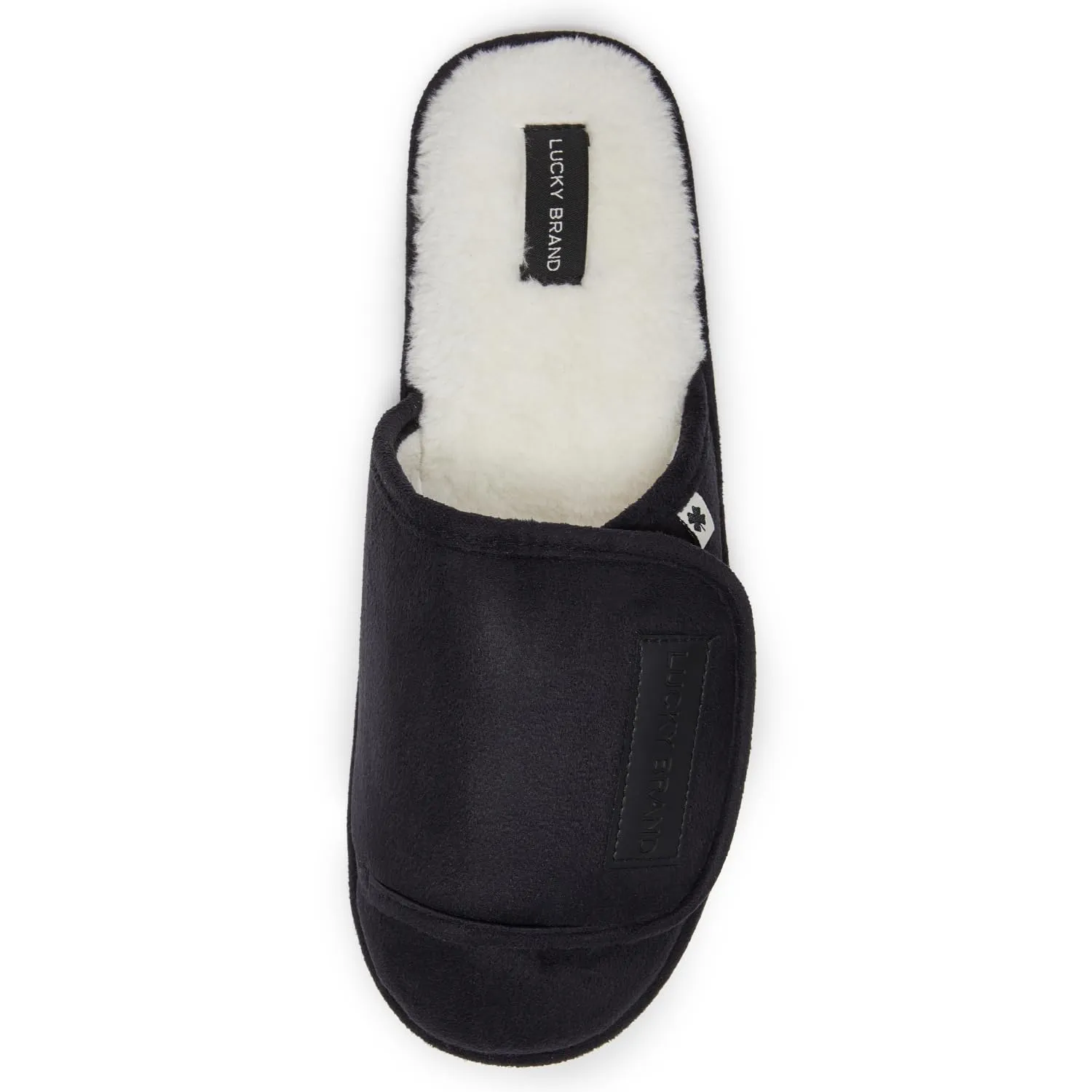 Lucky Brand Men's Slippers - Memory Foam Rubber Sole Bedroom Slipper - Soft, Warm & Comfy Indoor/Outdoor Mens House Slippers