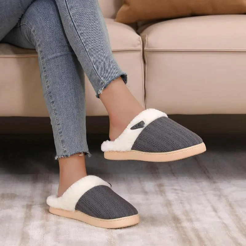 Memory Foam Slippers – Plush Comfort Cozy Indoor Wear