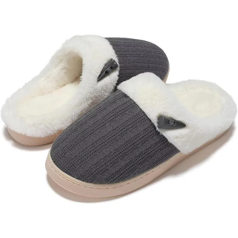 Memory Foam Slippers – Plush Comfort Cozy Indoor Wear