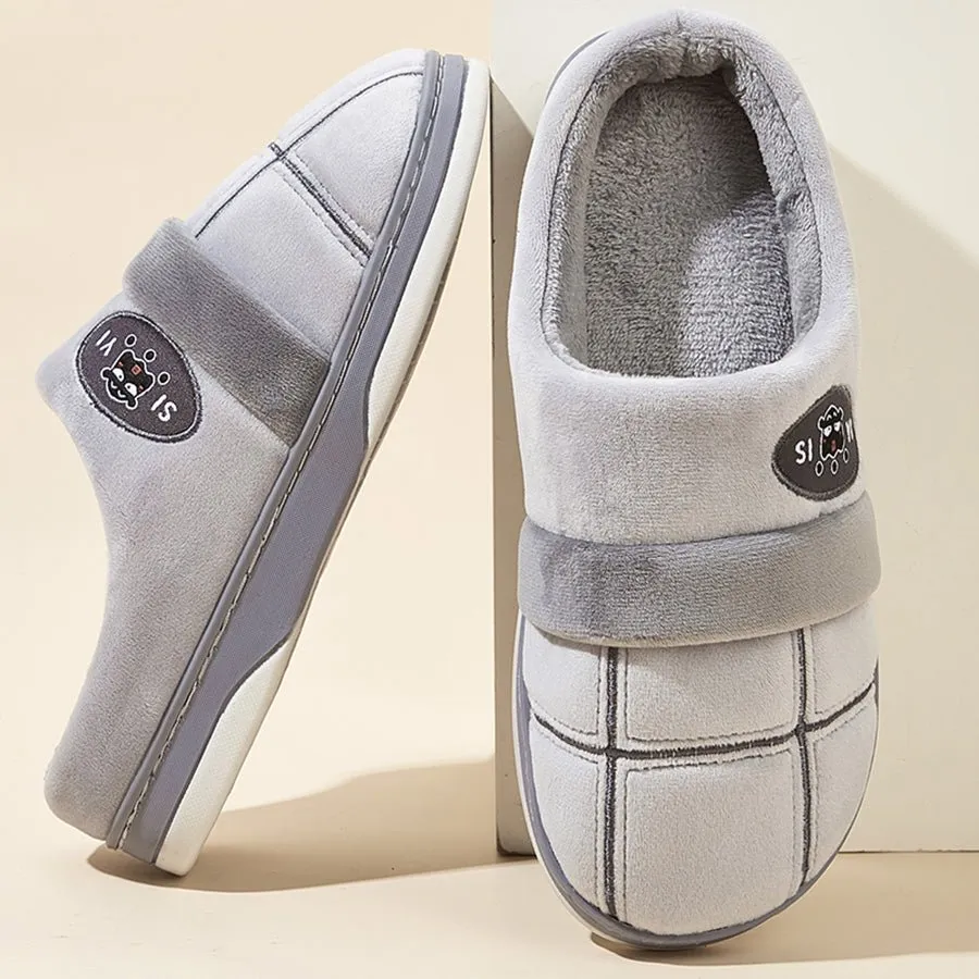 Men Oversize Winter Fashion Slippers