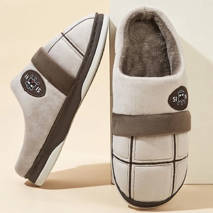 Men Oversize Winter Fashion Slippers